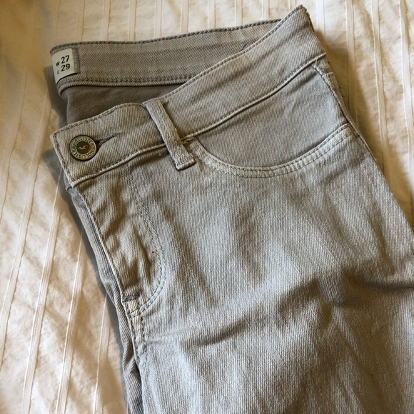 Hollister light grey skinny jeans size 5 - Picture 2 of 5